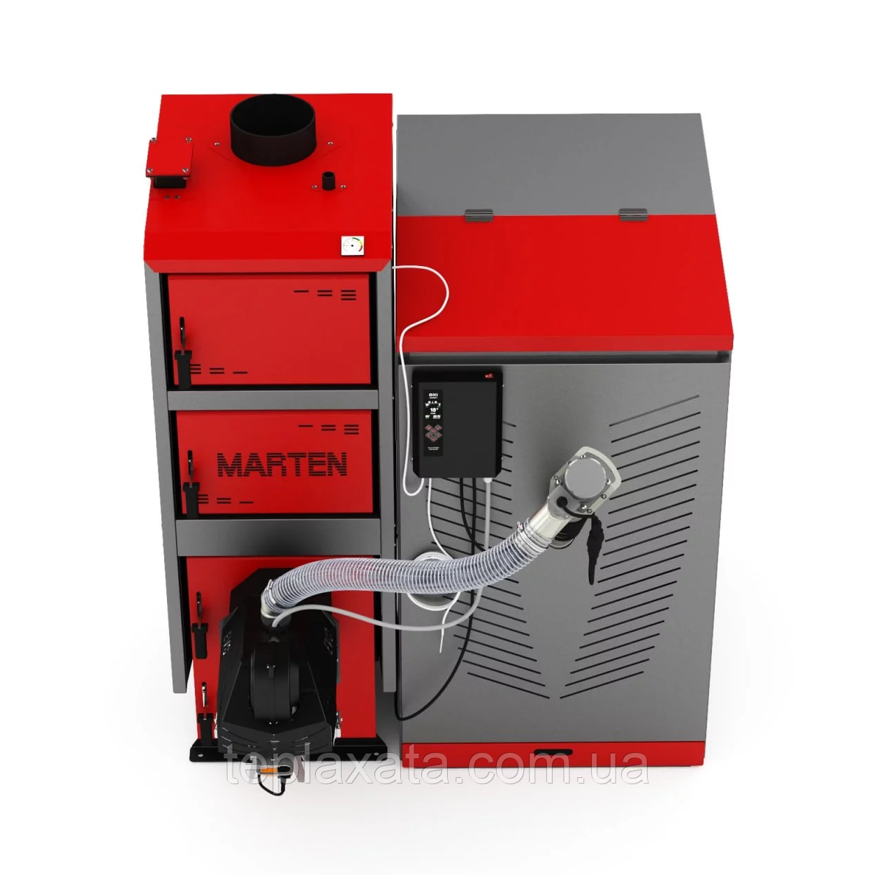 Пелетний котел з автоматичною подачею палива MARTEN Comfort Pellet MCP-80 кВт