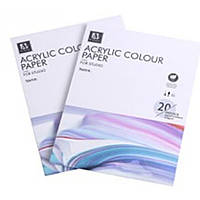 Кольоровий акрил. папір Art Nation А4, 20стор., 250 г/кв.м 1 шт/єтик