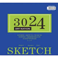 Альбом для ескізів Art Nation SKETCH, 30*30см 24аркуша, 200gsm, на спіралі 1шт/єтиу