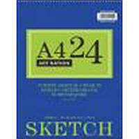 Альбом для ескізів Art Nation SKETCH, 31,2*21см 24аркуша, 200gsm, на спіралі 1шт/єтиу