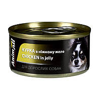 АнімАлл Вологий корм для собак Курка у ніжному желе, 85 г. (*)