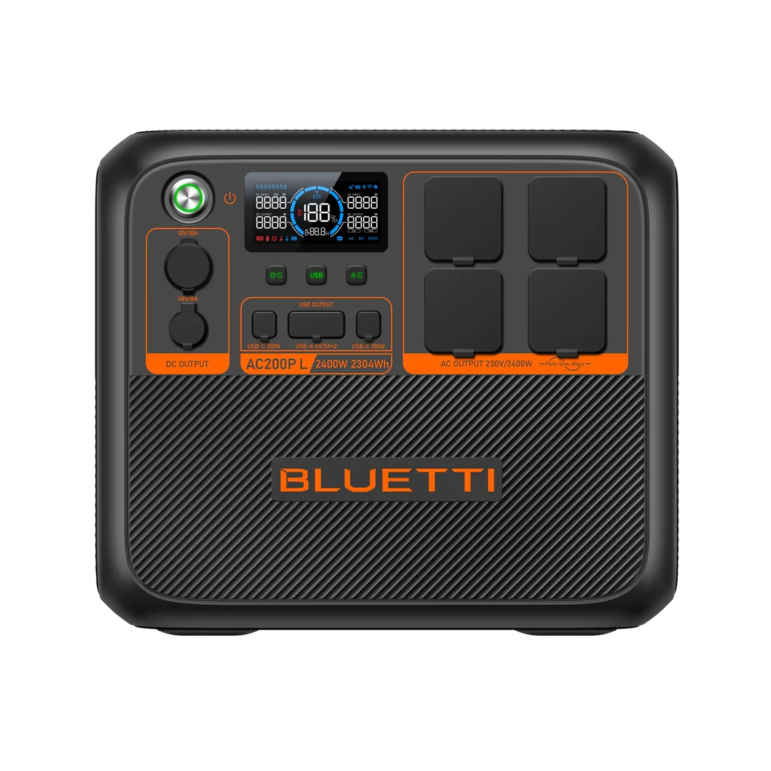 BLUETTI AC200PL з інвертором 2400W та АКБ 2304Wh
