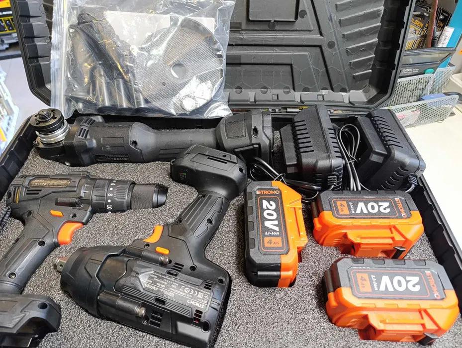 Набір акумуляторного інструменту 3 в 1 STROMO PA180SET
