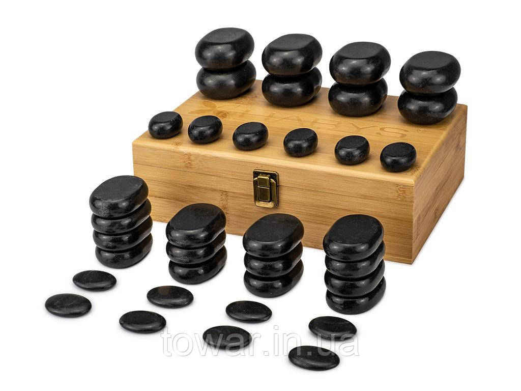 Набір базальтових каменів для стоунтерапії 36 шт.