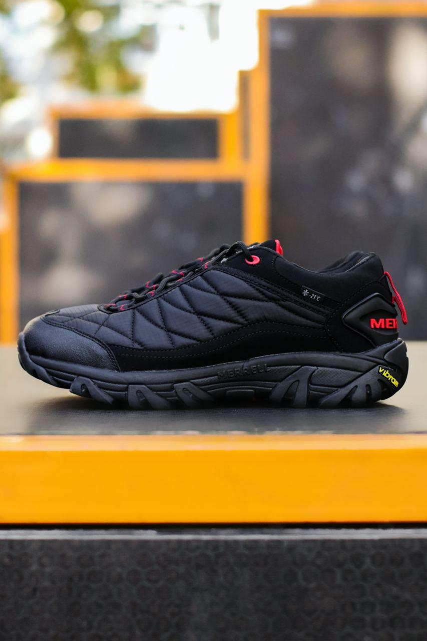 Зимові Чоловічі Кросівки Merrell Black Red | чорні з червоними акцентами, розміри 41–45