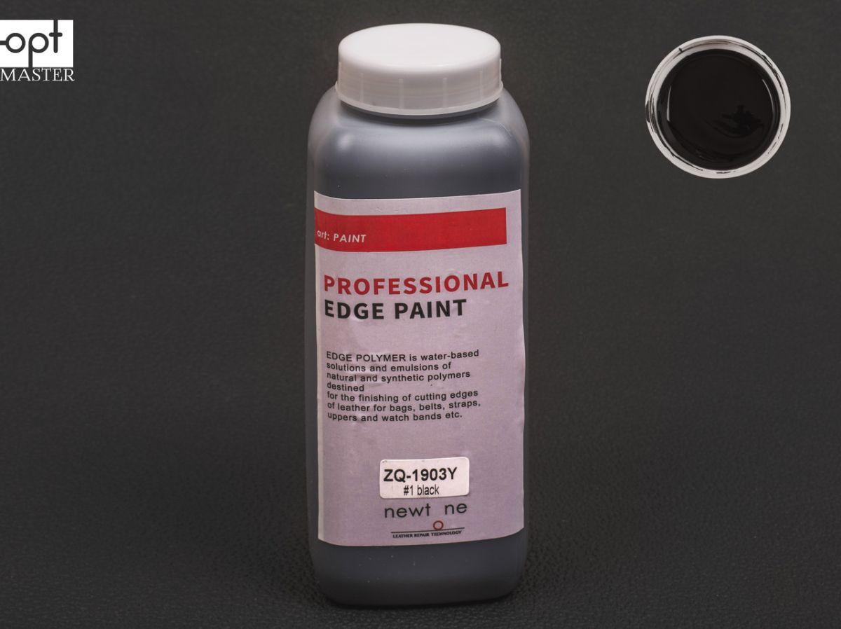 Фарба для урізу (торця) шкіри матова Newtone Edge Paint-OLD, кол. чорний №1 , 1000 м