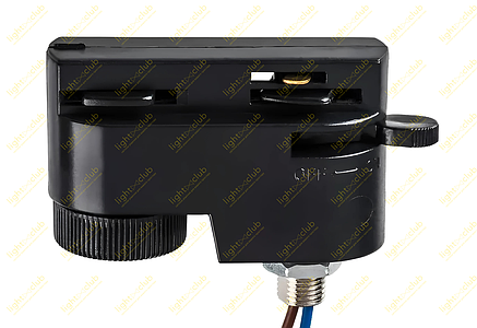 Адаптер для кріплення 1фазного світильника до трека, чорний tr8310-BWL-1, фото 1