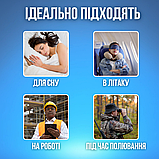 Беруші, беруші для сну, беруші для сну від хропіння Hechpro чорні (2940), фото 5