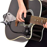 Тримач для телефона на гітару присосок 360 градусів blk