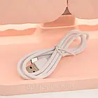 Настільне потрійне дзеркало з LED підсвічуванням та USB, XW 810, Рожевий / Косметичне дзеркало для макіяжу, фото 9