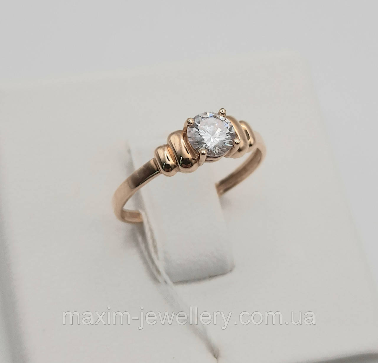 Каблучка з червоного золота, фото 1