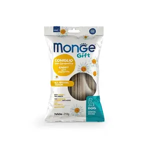 Ласощі для собак Monge (Монж) Gift Dog All breeds кролик з ромашкою 210 гр 12 шт