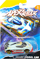 Машина — метал. 7,5см,6 видів,на планшеті,11х16,5х3см №266-C(192)