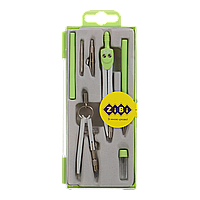 Готовальня ZiBi Basis 7 предметів Зелена (ZB.5306BS-04)