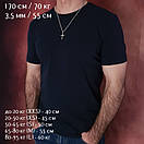 Срібна цепочка з хрестиком чоловіча. Освячений кулон хрестик і тонкий срібний ланцюжок. 55 см, фото 9