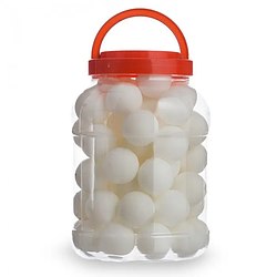 М'ячі для настільного тенісу в пластиковому боксі 60шт