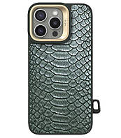 Шкіряний чохол Kajsa Snake Magnetic для iPhone 16 Pro Max