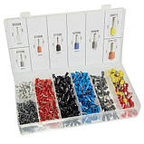 Кліщі , щипці кримпер для обтиску наконечників , кабелів і конекторів 0,25-10мм2 + набір гільз 1200 шт Bigstren 22717 Польща, фото 8