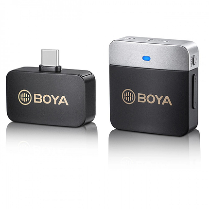 Бездротова мікрофонна система Boya BY-M1V3 для Type-C, фото 1