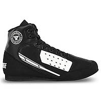 Взуття для боротьби борцовки на шнурівці FISTRAGE VL-7746-1 (розміри 35-45, чорний)