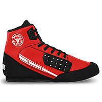 Взуття для боротьби борцовки на шнурівці FISTRAGE VL-7746-2 (розміри 35-45, червоний)