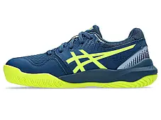 Кросівки для Великого Тенісу Дитячі Asics Gel-Resolution 9 GS 1044A067-404 Mako Blue/Safety Yellow, фото 3