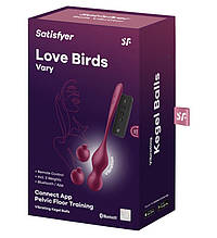 Вагінальні кульки з управлінням через додаток Satisfyer Love Birds Vary