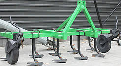 Стрільчатий культиватор 1.8 м Бомет передпосівної парової обробки навісний до мінітрактора (7 лап в 2 ряди)
