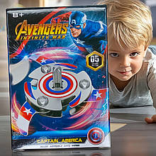 Дитяча іграшка спіннер-дзига Супергерої BEYBLADE N0 TY002 Капітан Америка (B)