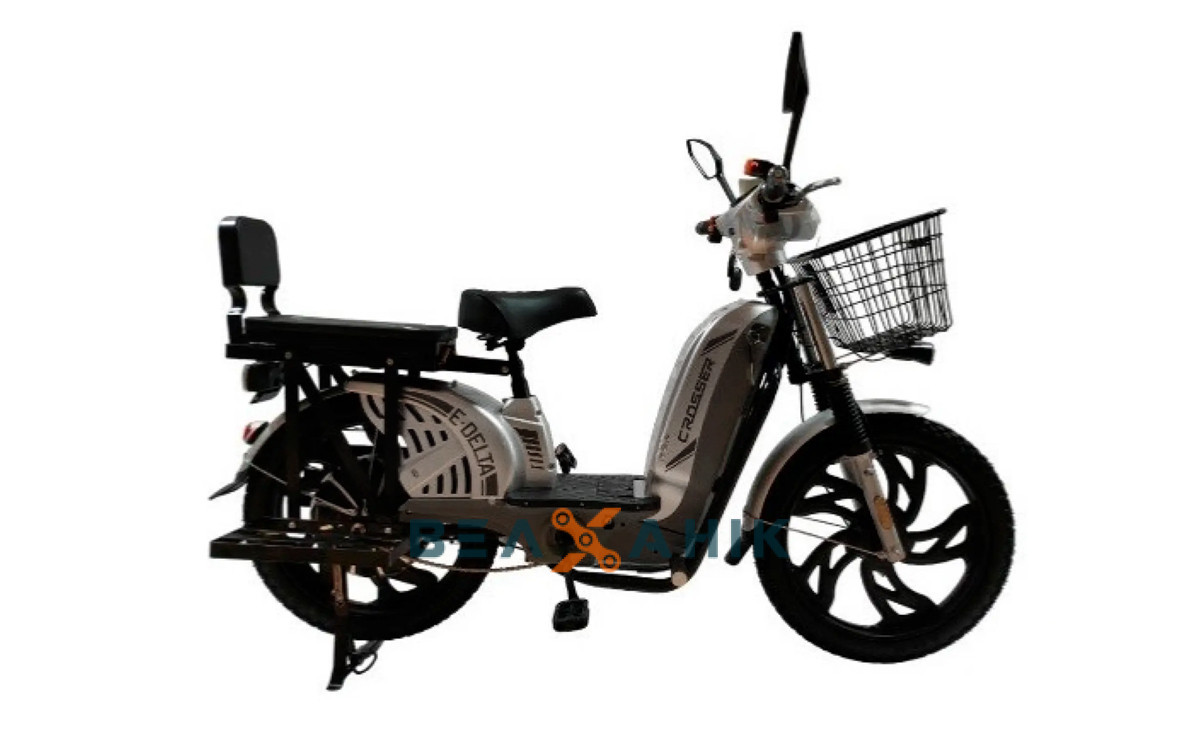 Електровелосипед Crosser E-Delta 60V 15Ah 800Вт Gray