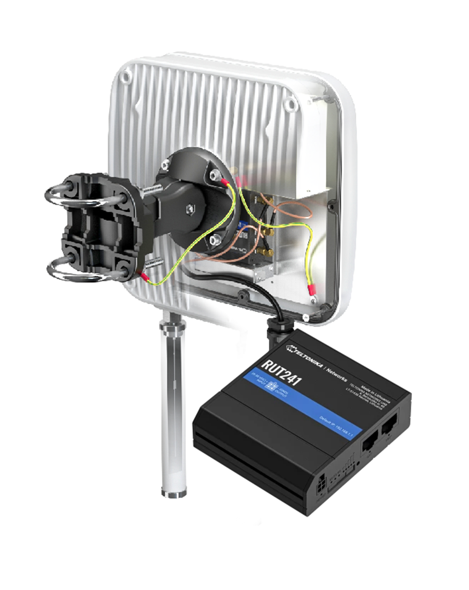 Комплект антена+маршрутизатор: QuWireless QuMax (A240M) + Teltonika RUT241