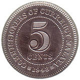 Малайя Король Георг VI 5 центів 1948 рік №2405, фото 2