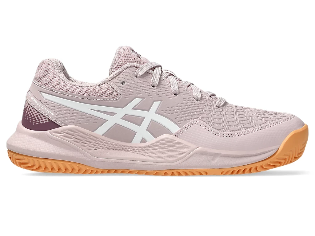 Кросівки для Великого Тенісу Дитячі Asics Gel-Resolution 9 GS Clay 1044A068-701 Watershed Rose/White