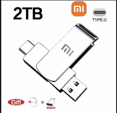 Флешка xiaomi 2 ТБ, usb 3.0, type c, micro usb
