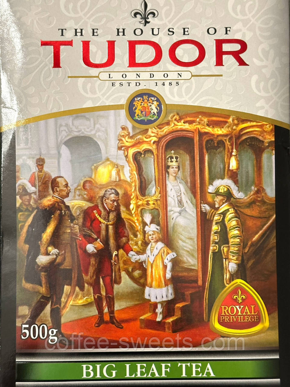 Чай Tudor Big Leaf чорний великолистовий Тюдор 500 г