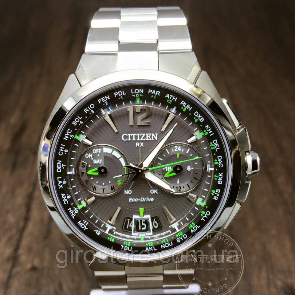 Citizen Attesa CC1091-50F GPS, Eco-Drive, тривалий календар, світовий час, сапфір — модель для японського ринку, фото 1