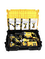 Набір 4в1 АКБ DeWalt 48V 4АКБ (Шуруповер DCD996 + Болгарка DCG413 + Перфоратор DCH263 + Гайковерт DCF922)