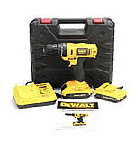 Ударний шурупокрут DeWALT DCD771 (24V, 6AH) з набором інструментів шурупокрут-дриль Деволт з підсвічуванням, фото 6
