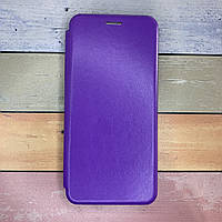 Чехол-книжка для Xiaomi Redmi 9A с визитницей, подставкой и магнитной застёжкой, фиолетовый цвет