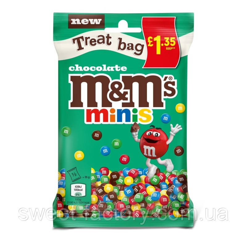Драже M&M's Minis Chocolate 70g