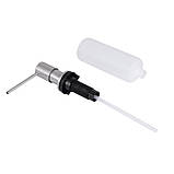 Дозатор для миючого засобу Lidz LK118 круглий Brushed Steel (LDLK118BRU46400), фото 3