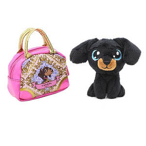 М'яка іграшка Такса (10 см) домашні улюбленці у сумочках