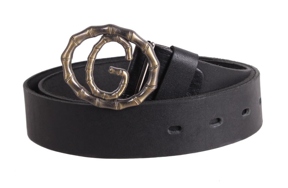 Чоловічий ремінь з натуральної шкіри під джинси blx90351 чорний, фото 1
