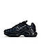 Чоловічі кросівки Nike Air Max Tn Plus Dark Grey Black, кеди Найк шкіра текстиль весна осінь. Чоловіче взуття, фото 3