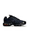 Чоловічі кросівки Nike Air Max Tn Plus Dark Grey Black, кеди Найк шкіра текстиль весна осінь. Чоловіче взуття, фото 2