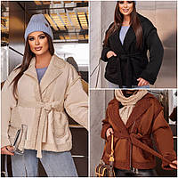 Женская дубленка косуха PTR