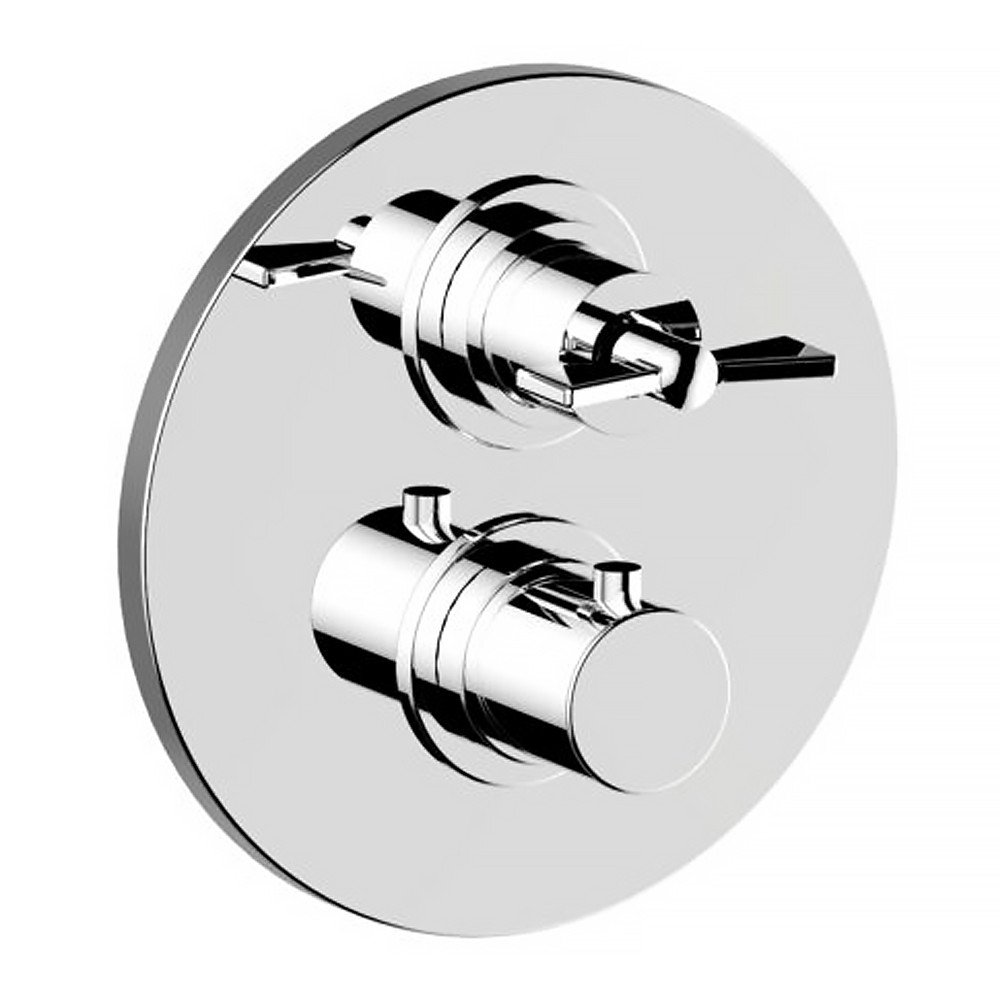 86549CR00 Термостатичний змішувач для душу/ванни на 2 споживачі,в комплекті з прихованою частиною,хром (1 сорт)