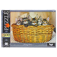 Пазли Смішні кошенята. 500 елементів, Danko Toys (C500-14-09)