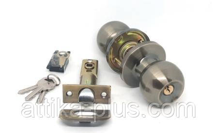 Ручка кноб міжкімнатна Kedr D672 ET (ключ) бронза AB