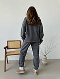 Жіночий теплий флісовий спортивний костюм, фото 6